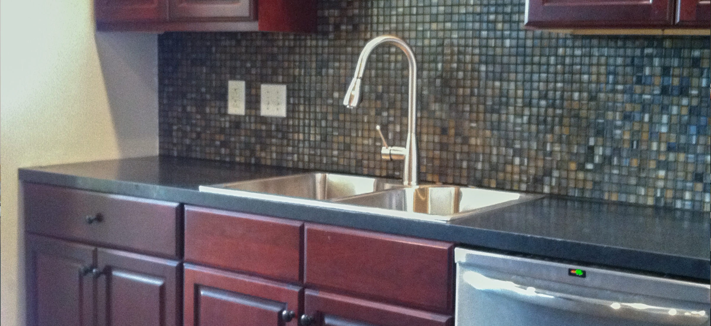 The Lofts On Belmont suite-100 sink remodel in 2012